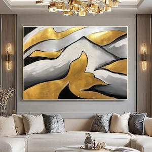 テクスチャーアート・ゴールド・大きいサイズ＊アクリル画抽象画金光絵画アート Planet full of gold】金に溢れた惑星 ハンドメイド