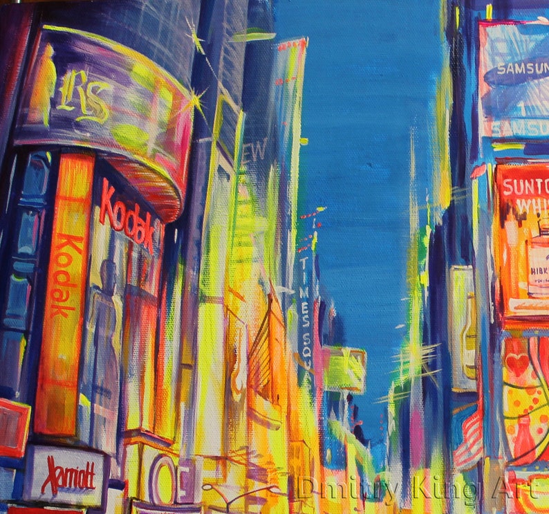 New York City wall art Abstract art NYC wall art New York Etsy