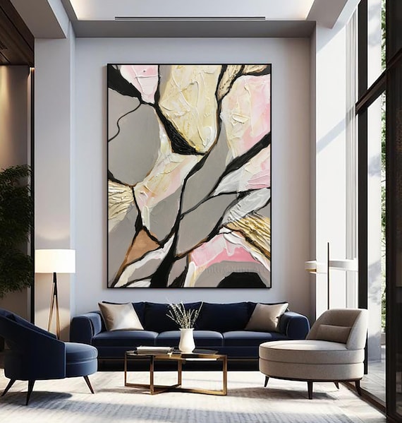 現代的なアート作品 グレー ベージュ 現代的なアート作品 グレー ベージュ 現代的なアート作品 グレー