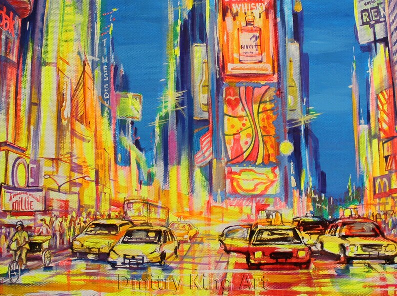 New York City wall art Abstract art NYC wall art New York Etsy