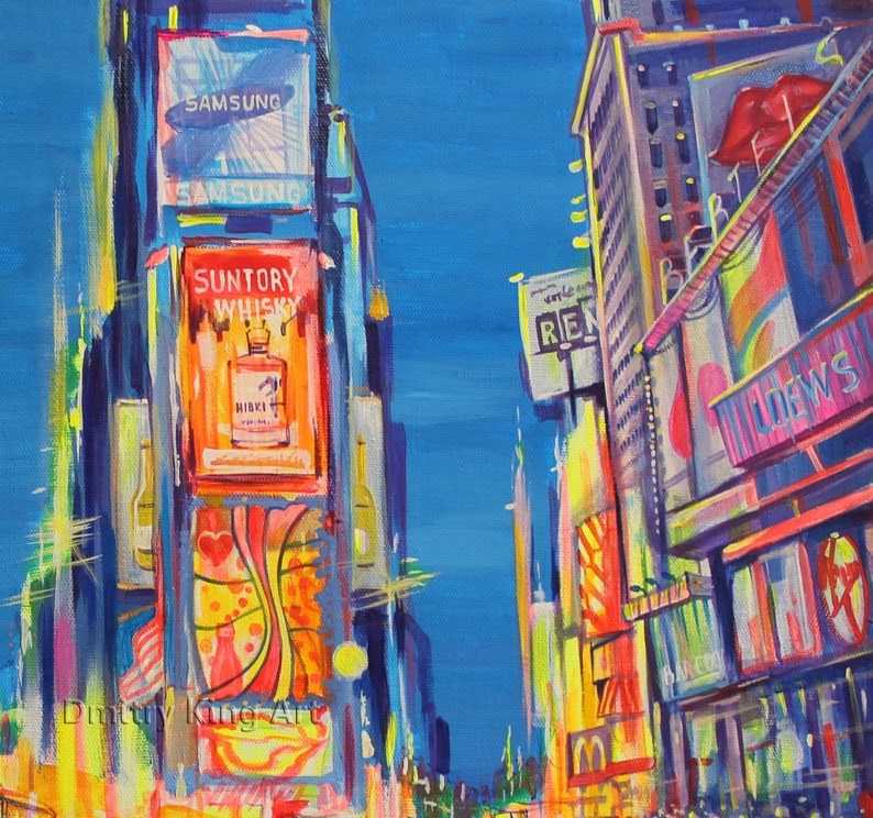 New York City wall art Abstract art NYC wall art New York Etsy