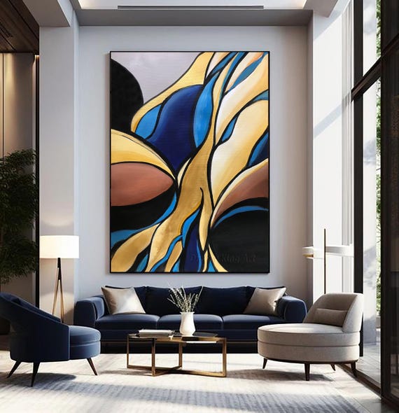 抽象画 ベージュ 青 金色 抽象画 ベージュ 青 金色 抽象画 ベージュ 青 大きな抽象画 絵画国内正規品