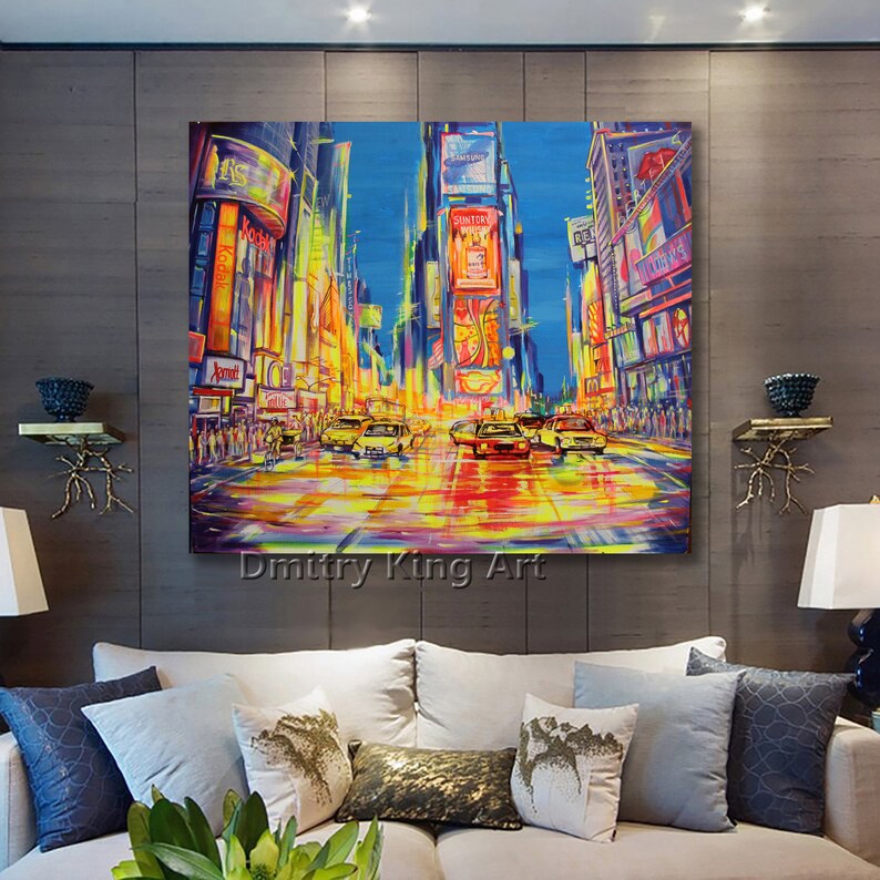New York City wall art Abstract art NYC wall art New York Etsy