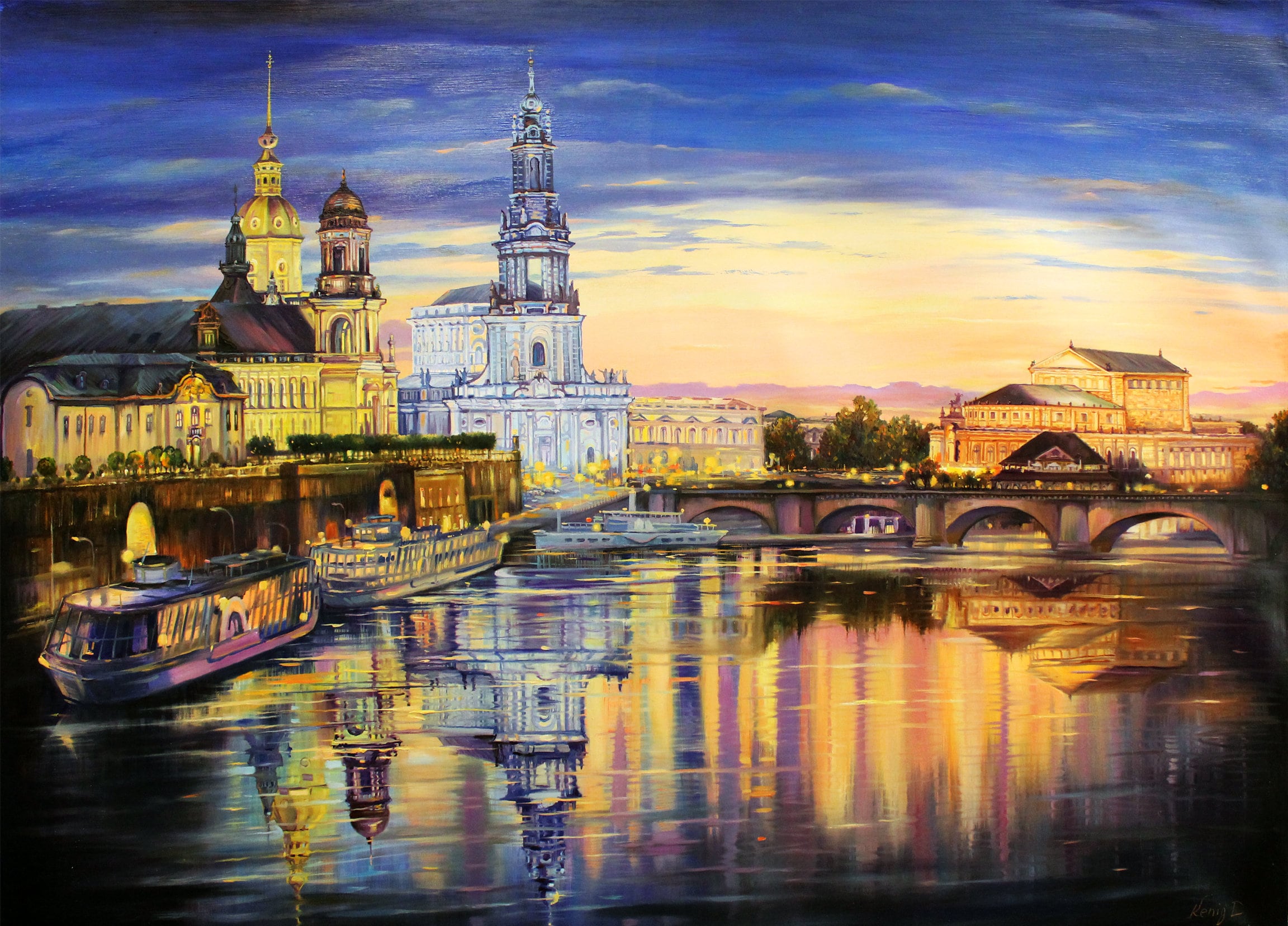 Large Abstract Cityscape Painting Original Cityscape Art on Etsy