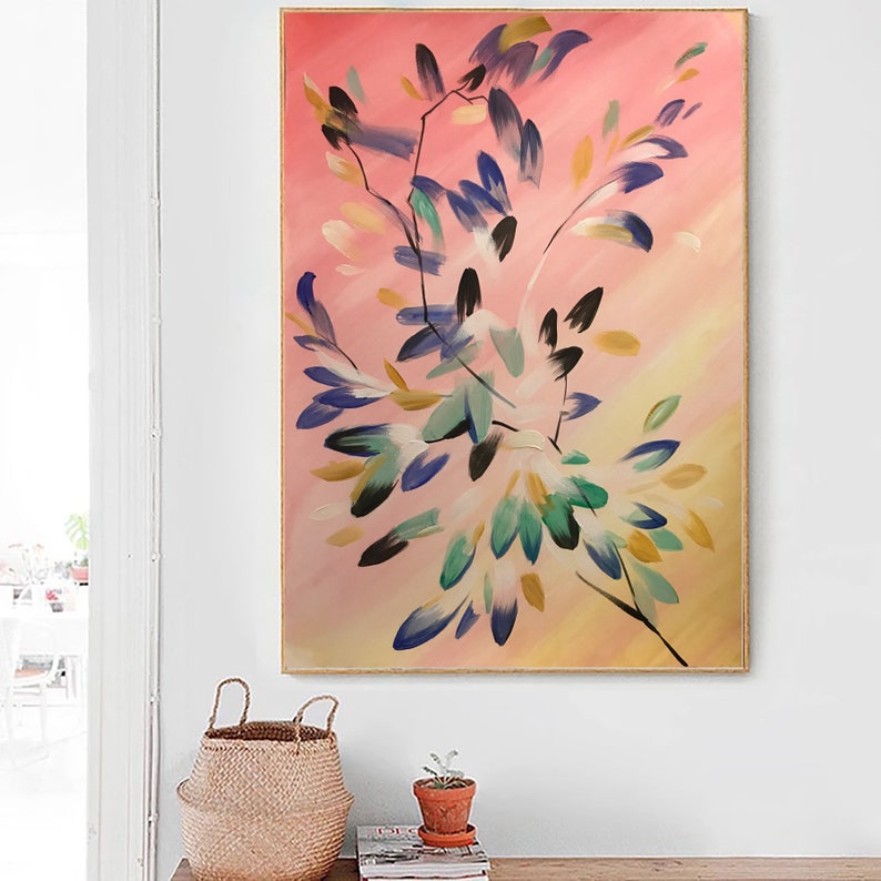 Extra Large Landscape Wall Art. Textured Abstract Painting. Etsy