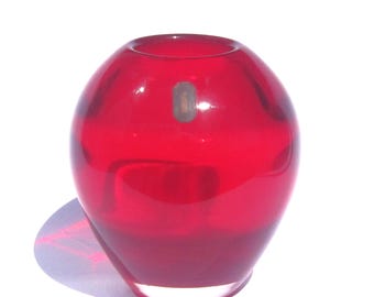 Whitefriars labelled Glass Vase 9585,  Geoffrey Baxter Design 1966, Mid-Century Modern