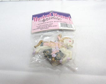 1992 Chadwick Miller Resin Musical Magnet No. 98867 Carousel Horse - "It's a Small World" (Bx 9)