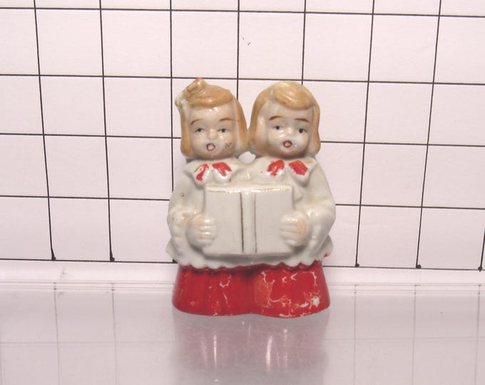 Small Porcelain Choir Girls Figurine (H)