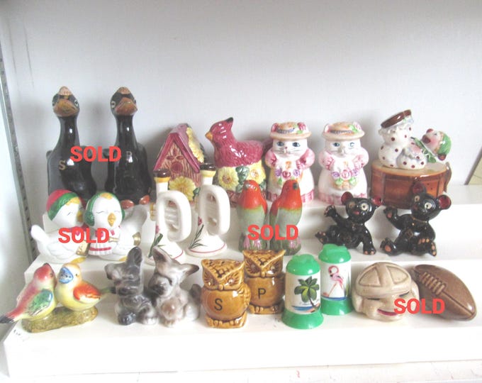 Choice of VTG Salt and Pepper Shaker Set (Group 18)