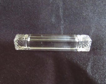Vintage Small Square Glass Knife Rest