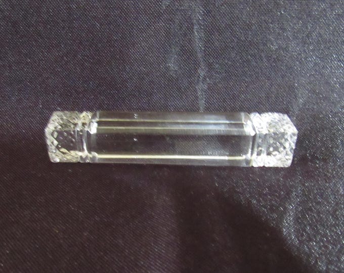 Vintage Small Square Glass Knife Rest
