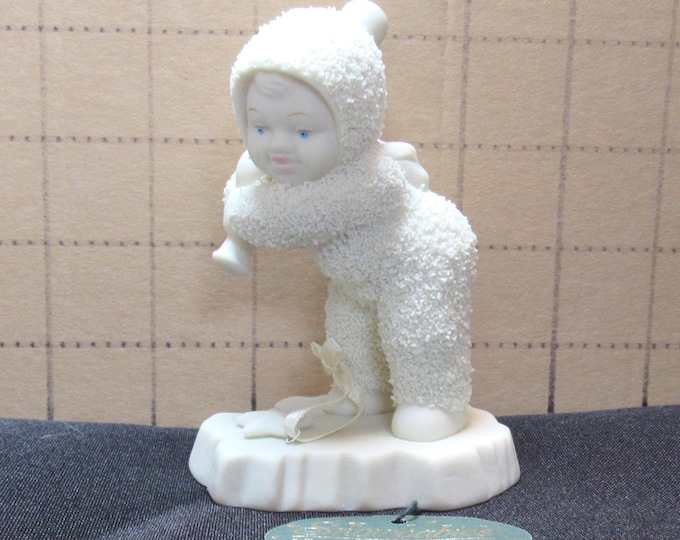 Vintage 1999 Dept 56 Batter Up Snowbabies Figurine