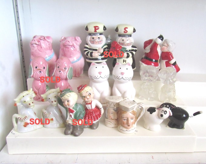 Choice of VTG Salt and Pepper Shaker Set (Group 24)