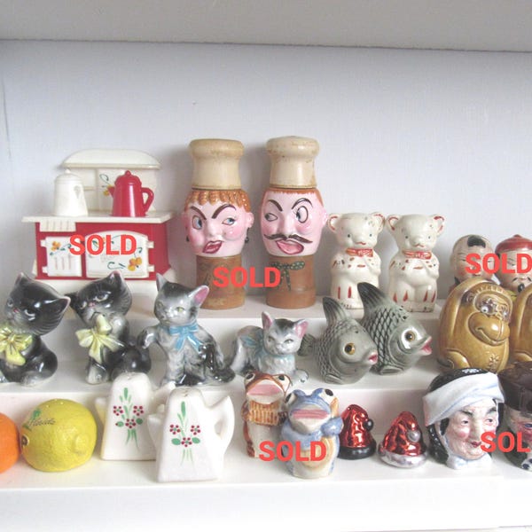 Choice of VTG Salt and Pepper Shaker Set (Group 42)