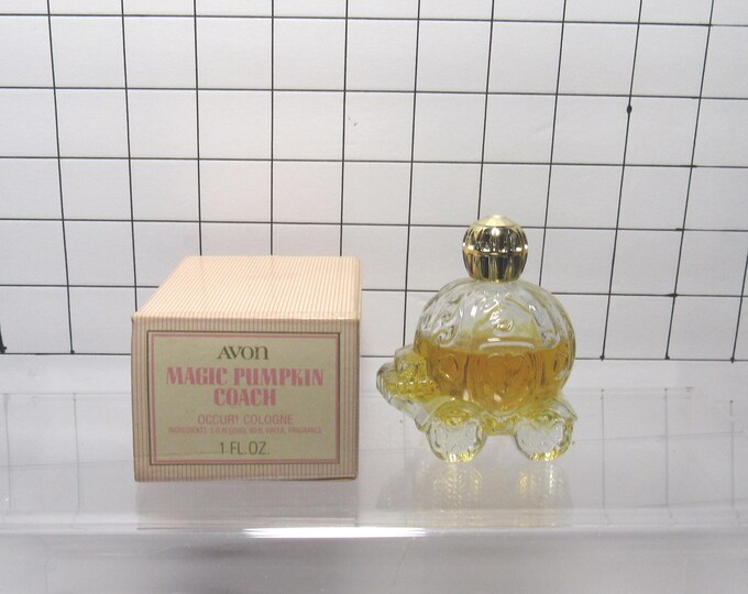 Avon Magic Pumpkin Coach Decanter - Occur (h)