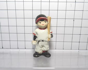 Small Vtg Porcelain Baseball Player Figurine (H)