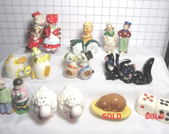 Choice of VTG Salt and Pepper Shaker Set (Group 14)