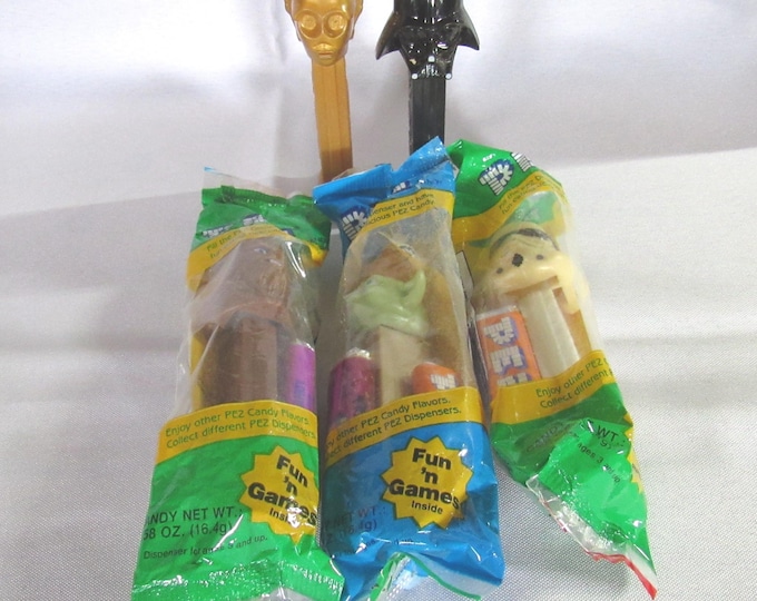 5 Star Wars Pez Candy Dispensers