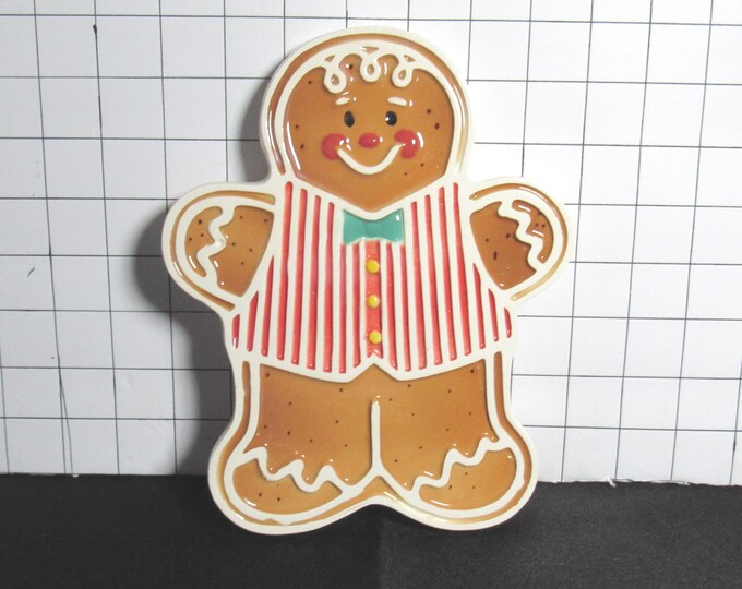 Avon Jolly N Sweet Gingerbread Treat Ceramic Trivet (Box 2)
