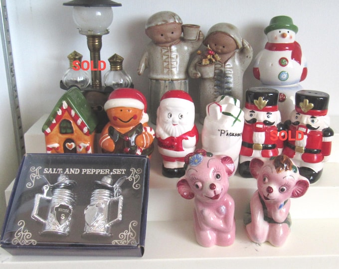 Choice of VTG Salt and Pepper Shaker Set (Group 20)