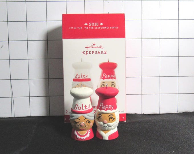Hallmark Keepsake 'tis the Seasoning Series Ornament #2 Salty/Peppy 2015   (bx 8)