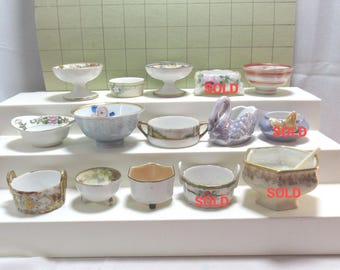Choice of VTG Porcelain Open Salt Cellar Dish (Group 2)