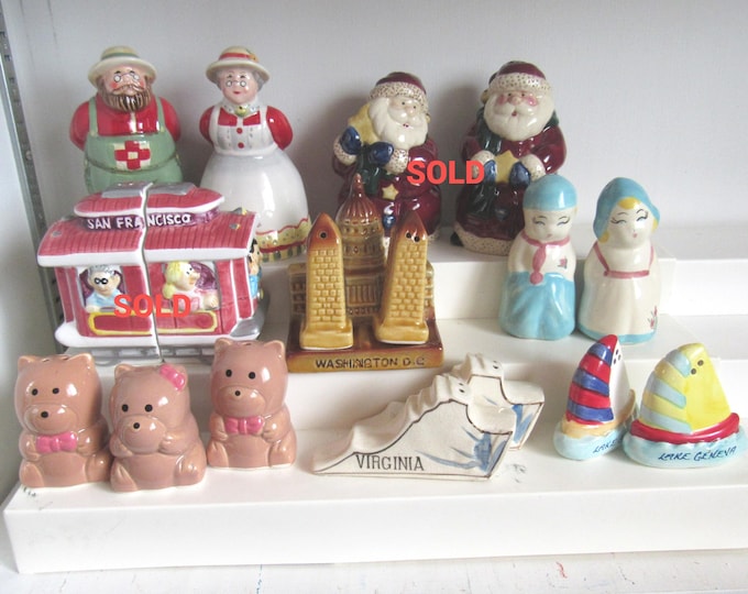 Choice of VTG Salt and Pepper Shaker Set (Group 35)