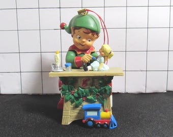 Campbell Soup Kids 2014 Plastic Santa's Elf Christmas Ornament  (bx 8)