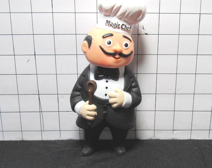 VTG Rubber Magic Chef Advertising Coin Bank