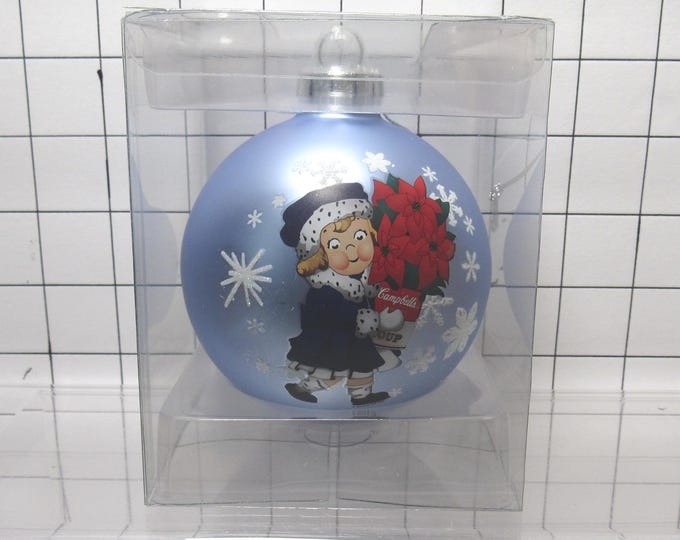 Campbell's Soup Kids 2016 Glass Christmas Ball Ornament 3" (bx1)