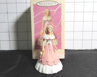 Hallmark Keepsake Ornament Springtime Barbie 3rd in Series 1997 (bx 8)