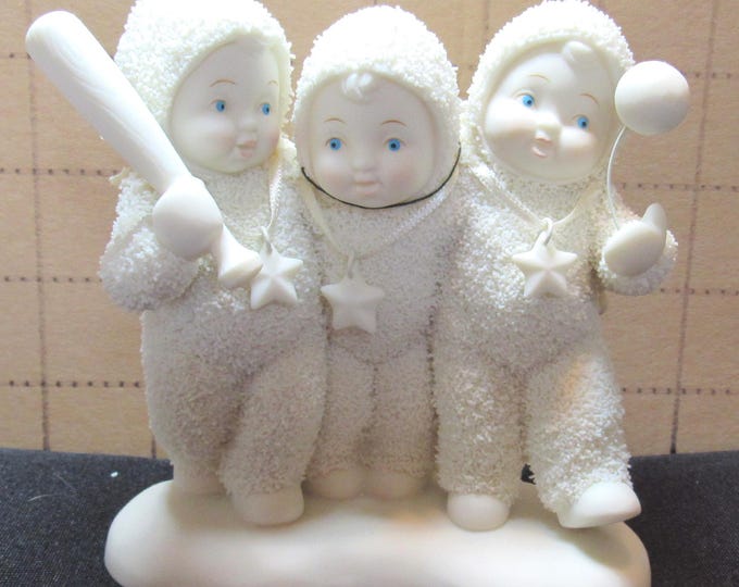 Vintage 2001/02 Dept 56 Good Sports Good Friends Snowbabies Figurine