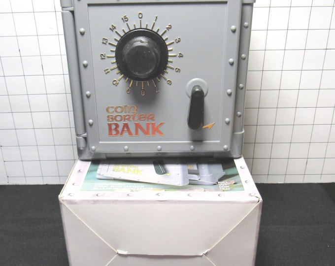 VTG New in Box "The Vault" Coin Sorter Bank