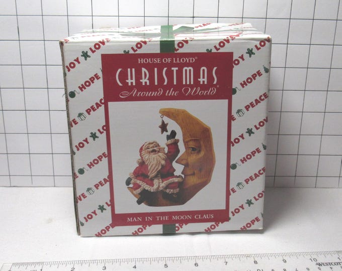 House of Lloyd Christmas Around the World "Man in the Moon Claus"  Resin Figurine (Shop)