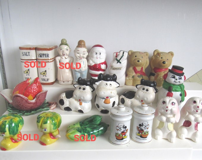 Choice of VTG Salt and Pepper Shaker Set (Group 15)