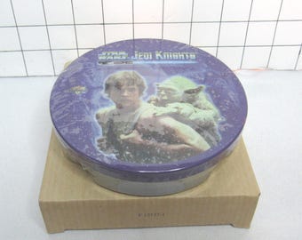 Vtg 1998 Avon Star Wars "Jedi Knights" Metal Card Set Tin - Sealed