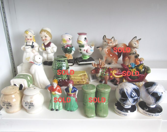 Choice of VTG Salt and Pepper Shaker Set (Group 48)