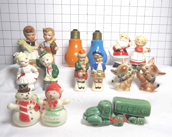 Choice of VTG Salt and Pepper Shaker Set (Group 16)