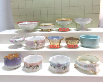 Choice of VTG Porcelain Open Salt Cellar Dish (Group 4)