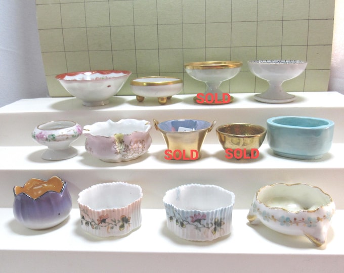 Choice of VTG Porcelain Open Salt Cellar Dish (Group 4)