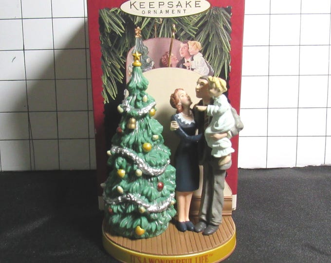 Hallmark Keepsake Ornament 50th Anniversary "It's A Wonderful Life" 1996  (bx 8)
