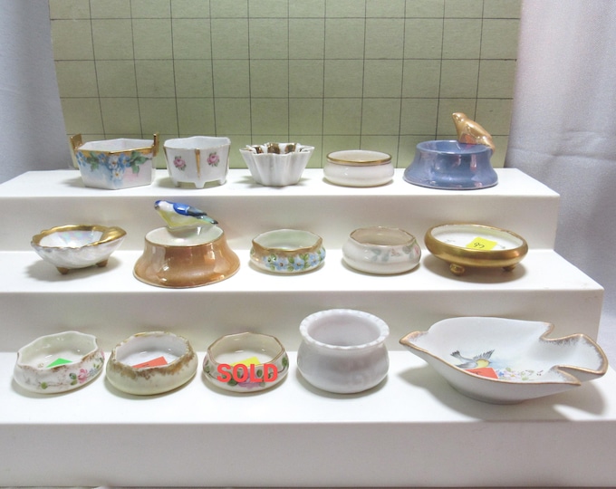 Choice of VTG Porcelain Open Salt Cellar Dish (Group 3)