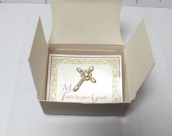 Avon 1997 Inspirational Cross Tac Pin (H)