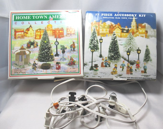 Choice VTG Home Town America Collection Christmas Village Accessory Kit