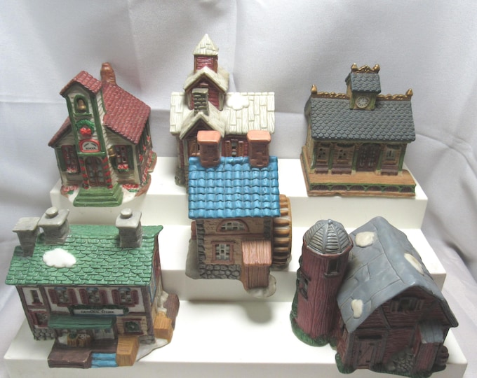 Choice VTG 1994 Home Town America Collection Christmas Village Buildings (h)