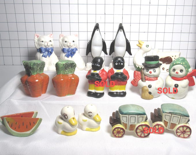 Choice of VTG Salt and Pepper Shaker Set (Group 21)