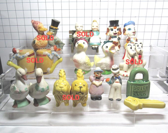 Choice of VTG Salt and Pepper Shaker Set (Group 46)