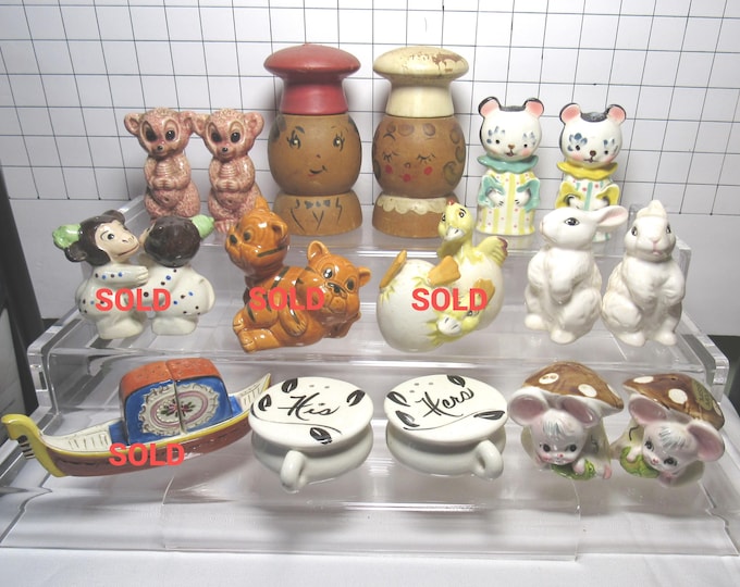 Choice of VTG Salt and Pepper Shaker Set (Group 40)