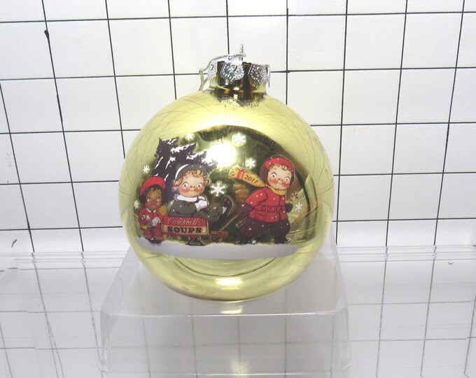 Campbell's Soup Kids 2011 Glass Christmas Ball Ornament 3" (bx1)