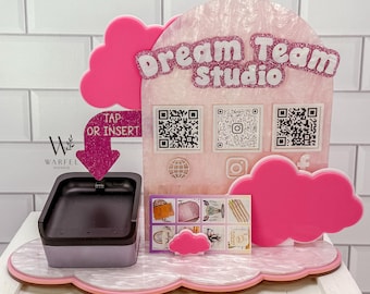 Custom Scan to Pay QR Code Sign, Venmo, Cash App, PayPal Acrylic Sign, Small Business Display, Vendor Table Payment Sign, QR Code Sign